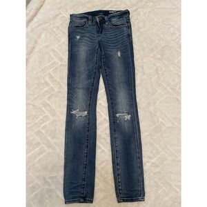 Blank NYC Womens Jeans‎ Size 24 Ripped Distressed Destroyed Denim